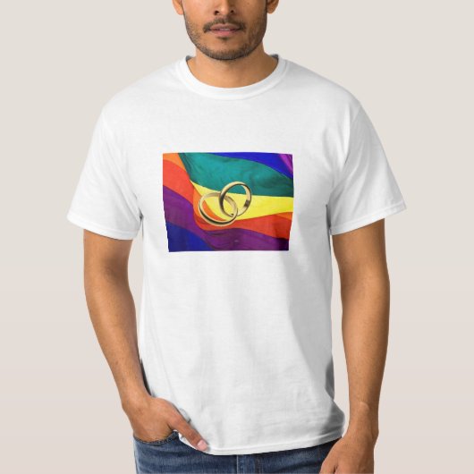 Gay Marriage Value T-shirt (Voorkant)
