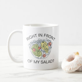 Gay Meme: vlak voor mijn salade?! Koffiemok