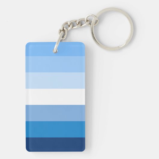 Gay men Flag Sleutelhanger (achterkant)