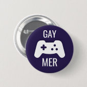 Gay Mer Ronde Button 5,7 Cm (Voorkant /achterkant)