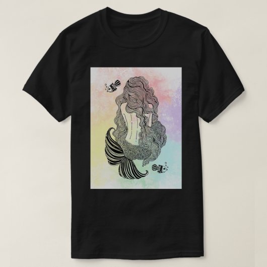 Gay Mermaid T-shirt (Design voorkant)