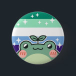 Gay MLM LGBT Pride Vlag Kikker Ronde Button 5,7 Cm<br><div class="desc">Vier liefde,  verscheidenheid en de magie van natuur met deze schattige LGBT kikker! 🌈🐸 Draag je trots met stijl door dit ontwerp te sporten op kleding of accessoires.</div>
