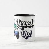 Gay MLM Pride Level Up Tijgerpoot Controller Mok (Midden)