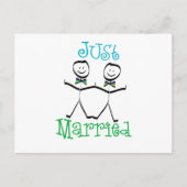 Gay Net getrouwd Aankondigingskaart (Voorkant)