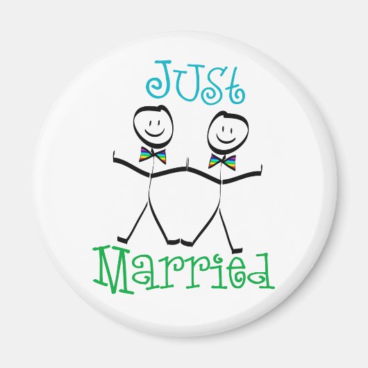 Gay Net getrouwd Favors Magneet (Voorkant)
