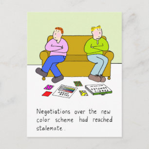 Gay New Home Decorating Humor Briefkaart