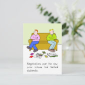 Gay New Home Decorating Humor Briefkaart (Staand voorkant)