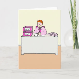 Gay New Job Gefeliciteerd Cartoon Kaart