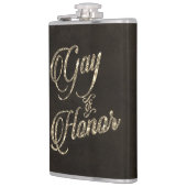 Gay of Honor Bar | Bruidsfeest Keepsake Gold Heupfles (Links)