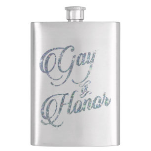 Gay of Honor Bar   Bruidsfeestje Aangepaste aanden Heupfles