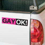 GAY OK  --.png Bumpersticker (Op Truck)