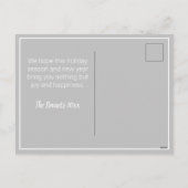 Gay Olde Kerst LGBTQ Vakantie Feestdagenkaart (Achterkant)