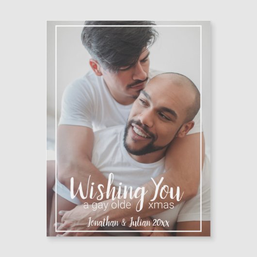 Gay Olde Kerstmis LGBTQ Holiday (Voorkant)