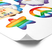 Gay paar kabouters trots, Mr. & Mr. Gay bruiloft, Poster (Hoek)