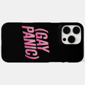 Gay Panic LGBTQ-protesttrots Case-Mate iPhone Case (Achterkant (horizontaal))
