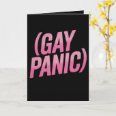 Gay Panic LGBTQ-protesttrots Kaart (Gele Bloem)