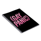 Gay Panic LGBTQ-protesttrots Notitieboek (Rechterzijde)