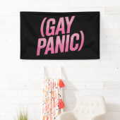Gay Panic LGBTQ-protesttrots Spandoek (Insitu)