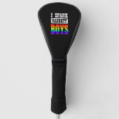 Gay papa I Spank Naughty Boy Golfheadcover (Voorkant)