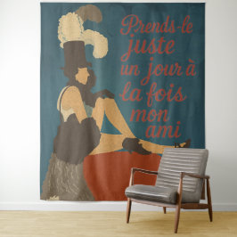 Gay Paree One Day at a Time - Tapestry Wandkleed