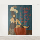 Gay Paris One Day at a a Time - Tapestry Wandkleed (Voorkant)