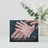 Gay Passen getrouwd Mr. en Mr. Foto Hartelijk dank Briefkaart (Staand voorkant)