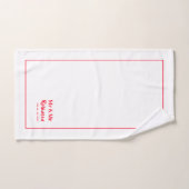 Gay Passen getrouwd Mr & Mr. Personalized Large Bad Handdoek (Handdoek)