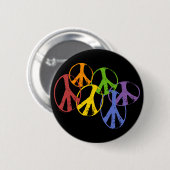 Gay Peace Buttonnen Ronde Button 5,7 Cm (Voorkant /achterkant)
