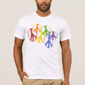 Gay Peace Symbols T-shirt (Voorkant)