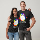 Gay Penguin Rainbow Pride Flag LGBTQ Cool LGBTT Al T-shirt (Unisex)