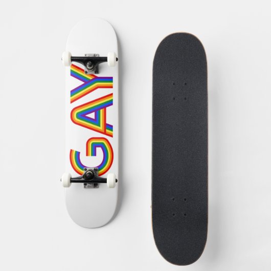 GAY PERSOONLIJK SKATEBOARD (Voorkant)