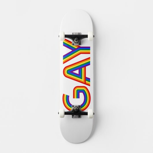GAY PERSOONLIJK SKATEBOARD (Voorkant)