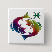 Gay Pisces Button (Voorkant)