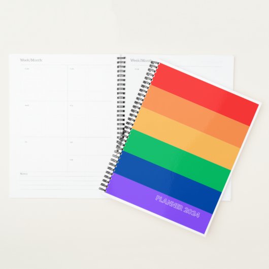 Gay planner 2024 pride kleuren (Display)