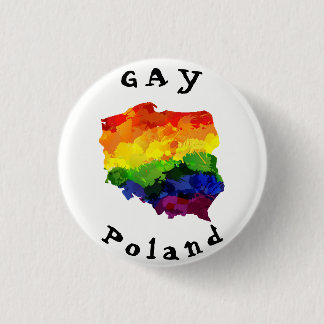 GAY Poland Badge Ronde Button 3,2 Cm