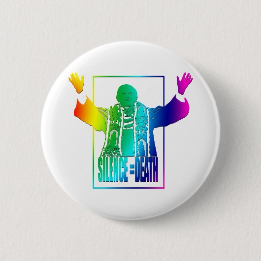 Gay Pope Ronde Button 5,7 Cm (Voorkant)