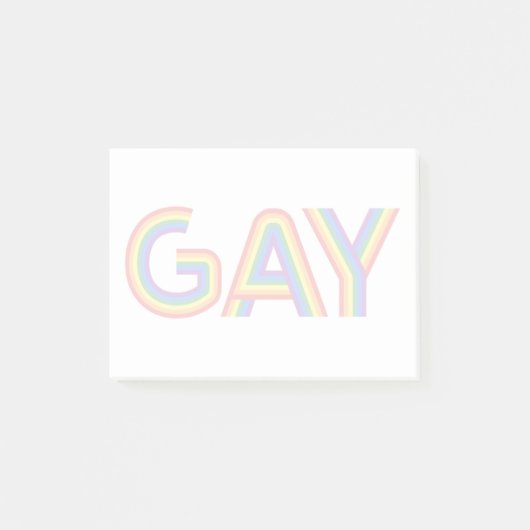 GAY POST-IT® NOTES (Voorkant)