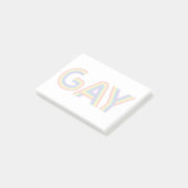 GAY POST-IT® NOTES (Schuin)