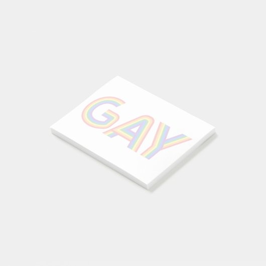 GAY POST-IT® NOTES (Schuin)