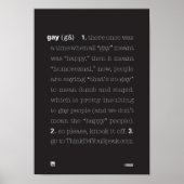 Gay Poster (Voorkant)