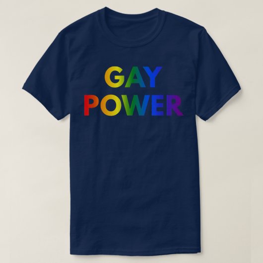 Gay Power Gay Rights Ltd Pride s2383 T-shirt (Design voorkant)