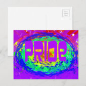 Gay Pride 2016 briefkaart (Voorkant / Achterkant)