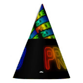 Gay Pride 2018 Rainbow Flag LGBT Typografie Feesthoedjes (Links)