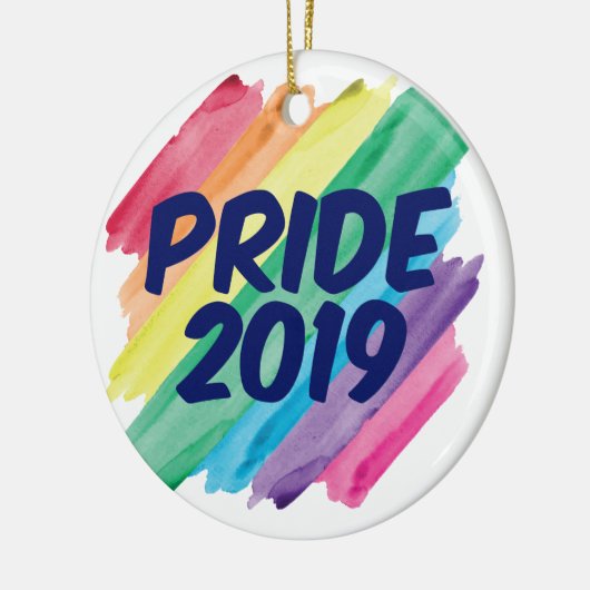 Gay Pride 2019 Keramisch Ornament (Links)