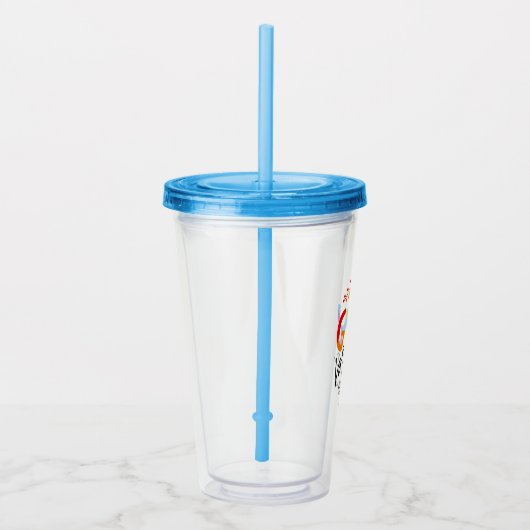Gay Pride Acryl Drinkbeker (Rechts)