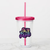 Gay Pride Acryl Drinkbeker (Voorkant)