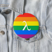 Gay Pride-activisme Ronde Button 4,0 Cm (In situ)