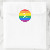 Gay Pride-activisme Ronde Sticker (Tas)