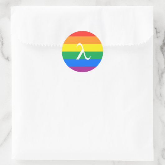 Gay Pride-activisme Ronde Sticker (Tas)