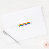 Gay Pride-activisme Ronde Sticker (Envelop)
